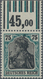Deutsches Reich - Inflation: 1918, Freimarke 75 Pf Bläulichgrün/gelbschwarz, Postfrisches Exemplar V - Covers & Documents
