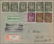 Deutsches Reich - Inflation: 1923, Einschreibdrucksache Als Luftpost Von Berlin Nach Zürich, Rücksei - Covers & Documents