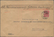 Deutsches Reich - Weimar: 1923, 10 Pf Ziffern Mischfrankatur Mit Rückseitig 3x 20 Pf Ziffern Und ERS - Other & Unclassified