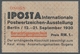 Deutsches Reich - Weimar: 1930, "IPOSTA"-Block, Frischer Block In Originalgröße Mit Zweimal ESST Der - Other & Unclassified