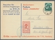 Deutsches Reich - Halbamtliche Flugmarken: 1933, "30 Pfg. Ballonmarke In Allen Drei Farben Je Mit PL - Airmail & Zeppelin