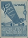 Deutsches Reich - Halbamtliche Flugmarken: 1933, "30 Pfg. Schwarz Auf Hellultramarin Mit PLF I", Sau - Luft- Und Zeppelinpost