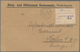 Deutsches Reich - Lokalausgaben 1918/23: LANDSHUT (OPD): 1923, Gebührenzettel Mit Violettem L1 "BODE - Briefe U. Dokumente