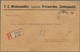 Deutsches Reich - Lokalausgaben 1918/23: LEIPZIG (OPD): 1923, Gebührenzettel Ohne Rechten Seitenrand - Covers & Documents