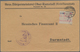 Deutsches Reich - Lokalausgaben 1918/23: OBERRAMSTADT: 1923, Gebührenzettel Mit Hs. Angabe "75000" U - Covers & Documents