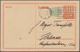 Deutsches Reich - Ganzsachen: 1922. Postkarte 35 Pf Grün Rosette Neben 40 Pf Rotorange Postreiter, G - Other & Unclassified