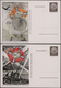 Deutsches Reich - Ganzsachen: 1941, Komplette Serie Von 8 Ganzsachenbildpostkarten Wst. Hindenburg M - Other & Unclassified