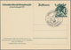 Deutsches Reich - Ganzsachen: 1939, Zwei Ganzsachenbildpostkarten Wst. Tierköpfe 6+4 (Pf) Grün Und 1 - Other & Unclassified