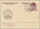 Deutsches Reich - Ganzsachen: 1939, Zwei Ganzsachenbildpostkarten Wst. Tierköpfe 6+4 (Pf) Grün Und 1 - Other & Unclassified