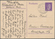 Deutsches Reich - Ganzsachen: 1942. Postkarte 6 Pf Violett Hitler, Oben Und Unten Gezähnt. Bedarfsge - Other & Unclassified
