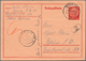 Deutsches Reich - Ganzsachen: 1936, Bedarfs- Und Portogerecht Gebrauchte Ganzsachenrohrpostkarte Wst - Other & Unclassified