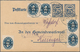 Deutsches Reich - Ganzsachen: 1922. Dienst-Postkarte 75 Pf Neben 75 Pf Blau Ziffer "Gemeindewaisenra - Sonstige & Ohne Zuordnung