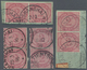 Deutsche Post In China - Vorläufer: 1890/1901, 2 Mark Dunkelrotkarmin Im Waager. (Bfst.) Und 3x Senk - China (kantoren)