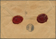 Deutsche Post In China - Vorläufer: 1890/1901, 3x50 Pf Krone/Adler U. 2x5 Pf Ziffer Als Vorläufer Au - China (offices)