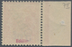 Deutsche Post In China: 1900, 5 Pf Auf 10 Pfg. Lebhaftlilarot Mit Steilem Aufdruck, Farbfrisches Sei - Deutsche Post In China