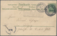 Deutsche Post In China: 1901, Schwarzer Doppelkreisstempel "SHANHAIKUAN * DEUTSCHE POST* (ohne Datum - Cina (uffici)
