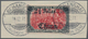 Deutsche Post In China: 1905, 2½ Dollar Auf 5 M Auf Luxus-Briefstück, 2x Gestempelt "SCHANGHAI 16.12 - China (offices)