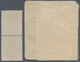 Deutsche Post In China: 1900, 10 Pf Dkl'karminrot Im 4er-Block Auf Bfst. Und 20 Pf Lilaultramarin Im - China (kantoren)