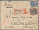 Deutsche Post In China: 1900, Petschili, 20 Pfg. Und 40 Pfg. Germania Reichspost Auf R-Brief Von "PE - China (offices)
