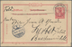 Deutsche Post In China - Ganzsachen: 1901, PETSCHILI: Germania-Reichspost-Ausgabe 10 Pf Mit Stempel - China (kantoren)