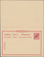 Deutsche Post In China - Ganzsachen: 1900, Gebrauchte Ganzsachenpostkarte Mit Bezahlter Antwort Mit - Deutsche Post In China