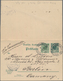 Deutsche Post In China - Ganzsachen: 1901, Mit ZF Gebrauchte Ganzsachenpostkarte Mit Bezahlter Antwo - China (kantoren)