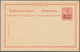 Deutsche Post In China - Ganzsachen: 1901, 10 Pfg. Germania Reichspost Mit Aufdruck, Doppelkarte, Pr - Deutsche Post In China