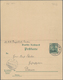 Deutsche Post In China - Ganzsachen: 1904, Bedarfs- Und Portogerecht Verwendete Ganzsachenpostkarte - Deutsche Post In China