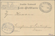 Deutsche Post In China - Stempel: 1901, Formularfeldpostkarte, Kaiserlich-Deutsche Bahnpost Peking - - China (offices)