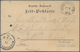 Deutsche Post In China - Stempel: 1901: "Feldpoststation Nr. 9 10.6." Auf Feldpostvordruckkarte N. M - China (offices)