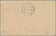 Deutsche Post In China - Stempel: 1909 (1.12.), "TSINGTAU-TSINANFU BAHNPOST ZUG 2" Auf 2 Cents-GA-Ka - China (offices)