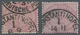 Deutsche Post In Der Türkei - Vorläufer: 1884/1891, 2 Mark Mittelrosalila Und Lebhaftgraulila Je K1 - Turkse Rijk (kantoren)