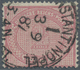 Deutsche Post In Der Türkei: 1884, 2 Mark Innendienst, In Der B-Farbe Lebhaftrosalila, Entwertet Mit - Turkse Rijk (kantoren)