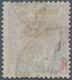 Deutsche Post In Der Türkei: 1889, 2 1/2 Pia Auf 50 Pf Bräunlichrot Krone/Adler Entwertet Mit K1 Con - Deutsche Post In Der Türkei