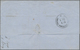 Deutsche Post In Der Türkei - Stempel: 1872, Faltbrief Aus MAINZ Mit Franko-Einkreisstempel "MAINZ / - Deutsche Post In Der Türkei