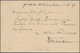 Deutsch-Neuguinea - Ganzsachen: 1899,, Gebrauchte Ganzsachenpostkarte Mit Schwarzem Aufdruck"Deutsch - Duits-Nieuw-Guinea