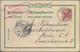 Delcampe - Deutsch-Ostafrika - Ganzsachen: 1898/99, Vier Gebrauchte Private Ganzsachenpostkarten Wst. Adler 10 - Duits-Oost-Afrika