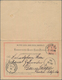 Deutsch-Ostafrika - Besonderheiten: 1898, Österreich, Gebrauchte Ganzsachenpostkarte Mit Bezahlter A - Duits-Oost-Afrika