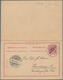 Deutsch-Südwestafrika - Ganzsachen: 1900, Gebrauchte Ganzsachenpostkarte Mit Bezahlter Antwort Und S - German South West Africa