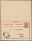 Deutsche Kolonien - Karolinen - Ganzsachen: 1900, Gebrauchte Ganzsachenpostkarte Mit Bezahlter Antwo - Carolinen