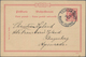 Deutsche Kolonien - Kiautschou - Ganzsachen: 1898, Gebrauchte Ganzsachenpostkarte Mit Schrägem Schwa - Kiaochow