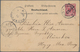 Deutsche Kolonien - Kiautschou - Stempel: 1899 (15.3.), "TSINGTAU * CHINA A" Klarer Abschlag Des Sel - Kiauchau