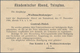 Deutsche Kolonien - Kiautschou - Besonderheiten: 1904 (24.11.), Frageteil Der 5 Pfg. GA-Doppel-GA-Ka - Kiautschou