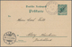 Deutsche Kolonien - Marianen - Ganzsachen: 1901, Gebrauchte Ganzsachenpostkarte Wst. Krone 5 Pfennig - Marianen