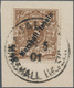 Deutsche Kolonien - Marshall-Inseln: 1899, 3 Pfg. Lebhaftorangebraun Mit EKr. "JALUIT MARSHALL INSEL - Marshalleilanden