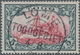 Deutsche Kolonien - Togo: 1900, 5 Mk Grünschwarz/bräunlichkarmin, Ideal Entwertet "LOME 4/8 0(1)". D - Togo