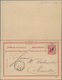 Deutsche Kolonien - Togo - Ganzsachen: 1901, Portogerecht Verwendete Ganzsachenpostkarte Mit Schwarz - Togo