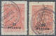 Deutsche Besetzung I. WK: Postgebiet Ober. Ost - Bialystok: 1916, 25 Pf Mittellilarot In Beiden Vari - Occupation 1914-18