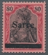 Deutsche Abstimmungsgebiete: Saargebiet: 1920, "Germania/Sarre", Weit überkompletter Ungebrauchter S - Briefe U. Dokumente