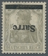 Deutsche Abstimmungsgebiete: Saargebiet: 1920, "2 Pfg. Germania/Sarre Mit Kopfstehendem Aufdruck Und - Covers & Documents